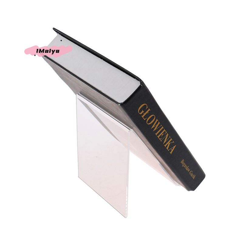 Clear Acrylic Book Stand Holder - Suporte de acrílico transparente para exibição