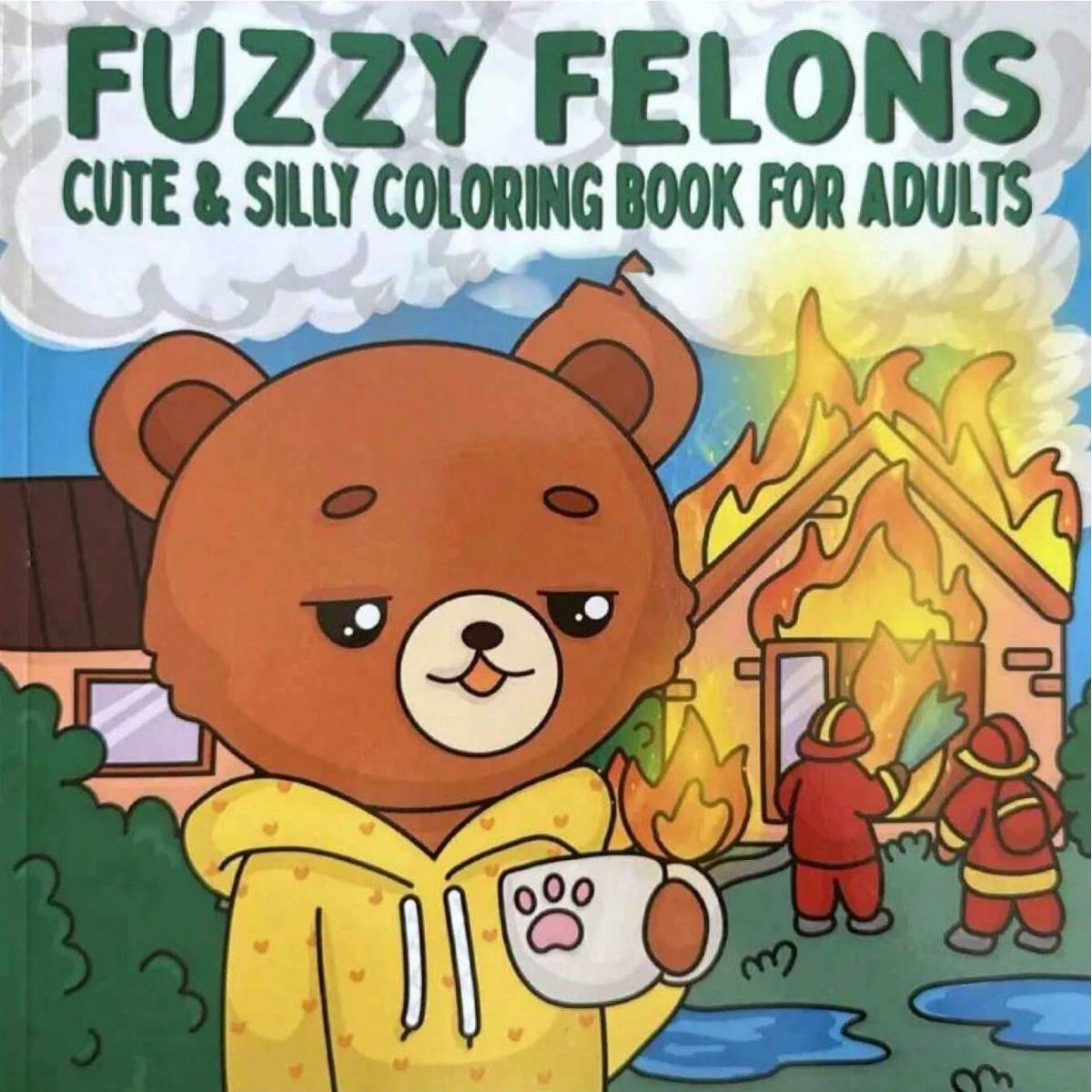 Adult Coloring Book Stress Relief - Livro de colorir para adultos felons