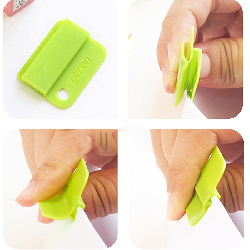 Stationery Books - Conjunto com 6 clipes de plástico