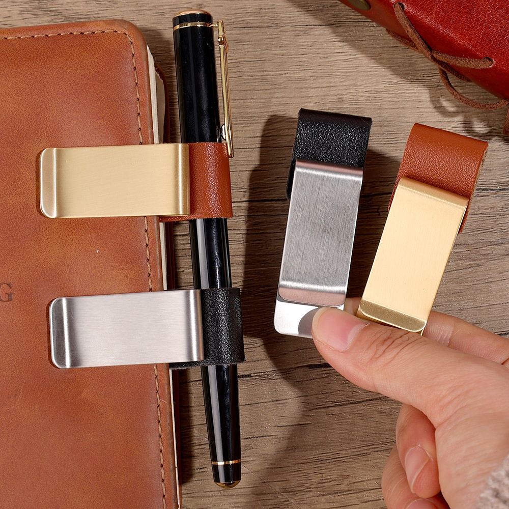 Vintage Leather Journal Notebook - Porta-canetas de Couro Artesanal Vintage com