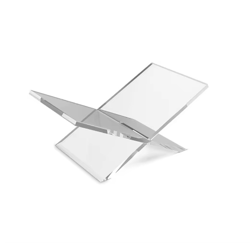 Clear Acrylic Book Stand Holder - Suporte de Exibição para Livros em