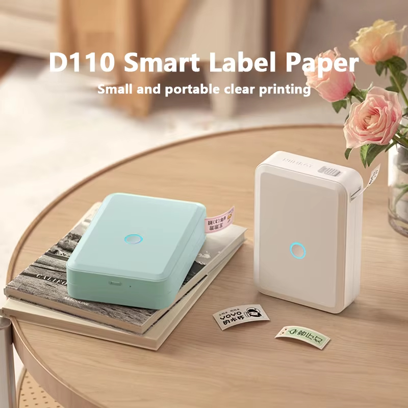 Mini Pocket Thermal Printer Paper Roll - Niimbot d110 mini portátil térmico auto-adesivo