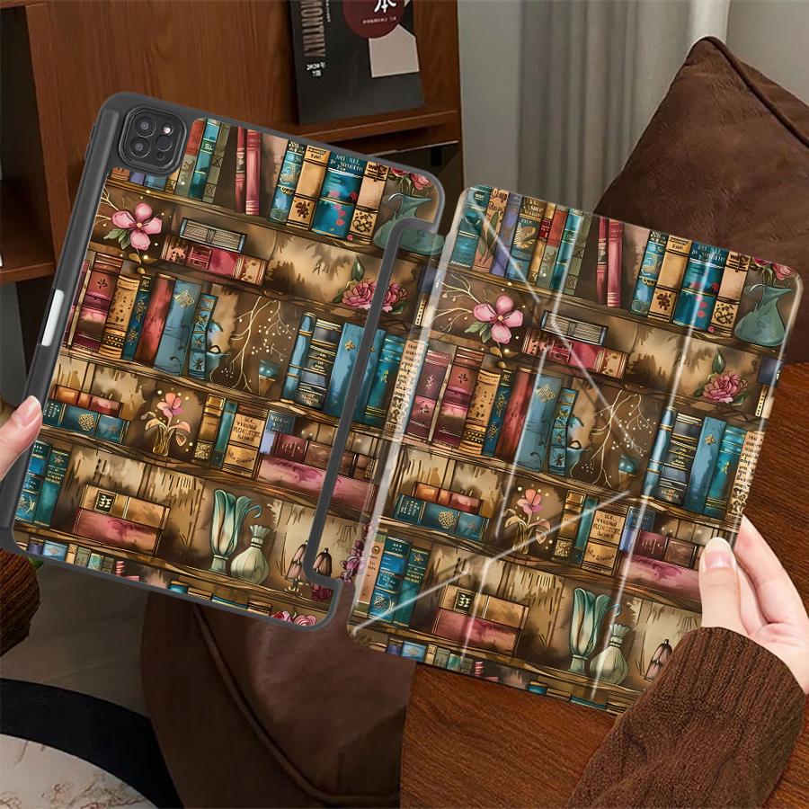 Books - Capa Suporte Retrô para Tablet com