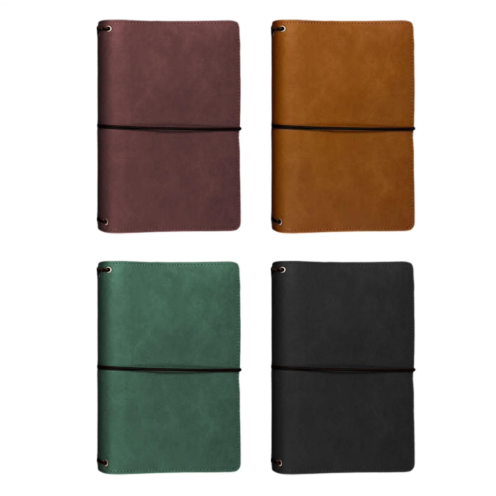 Vintage Leather Journal Notebook - Capa para Caderno A5 em Couro