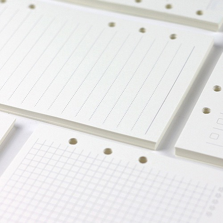 A5 Spiral Dotted Grid Notebook - A5 a6 a7 folha solta caderno