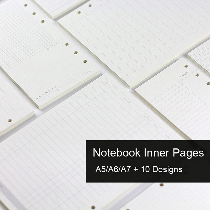 A5 Spiral Dotted Grid Notebook - A5 a6a7 45 folhas folhas soltas