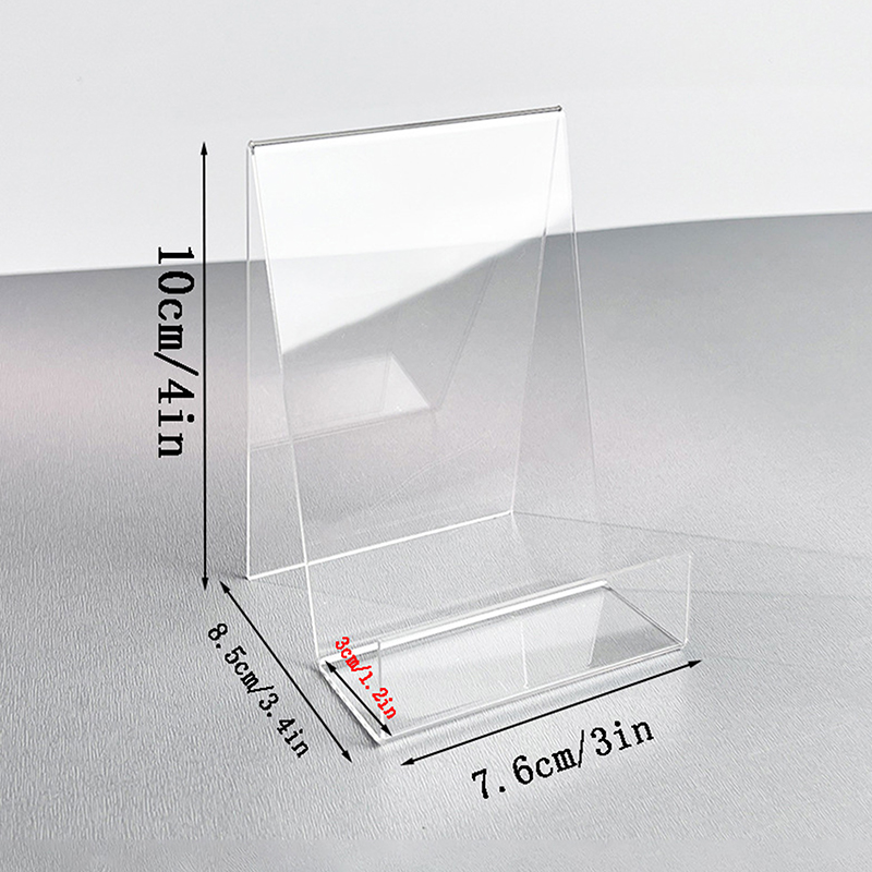 Clear Acrylic Book Stand Holder - Suporte de Exibição de Livros em
