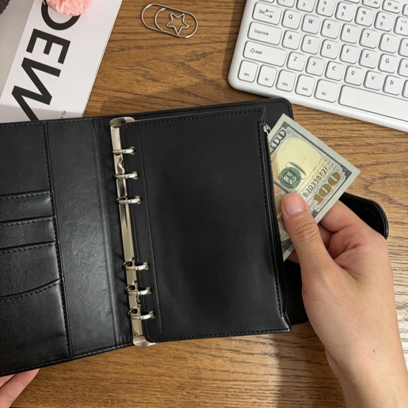 Vintage Leather Journal Notebook - Fichário A6 Cor Macaron para Caderno,