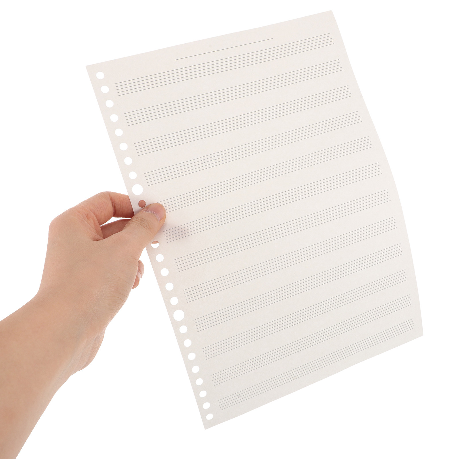 Blank Sheet Music Notebook - Caderno de Partituras para Guitarra, Papel