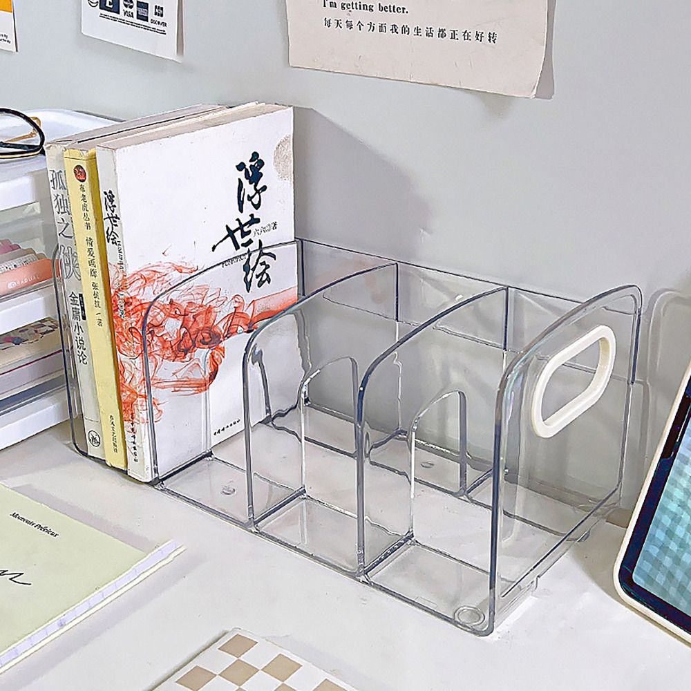 Clear Acrylic Book Stand Holder - Suporte de Livros Portátil em Acrílico