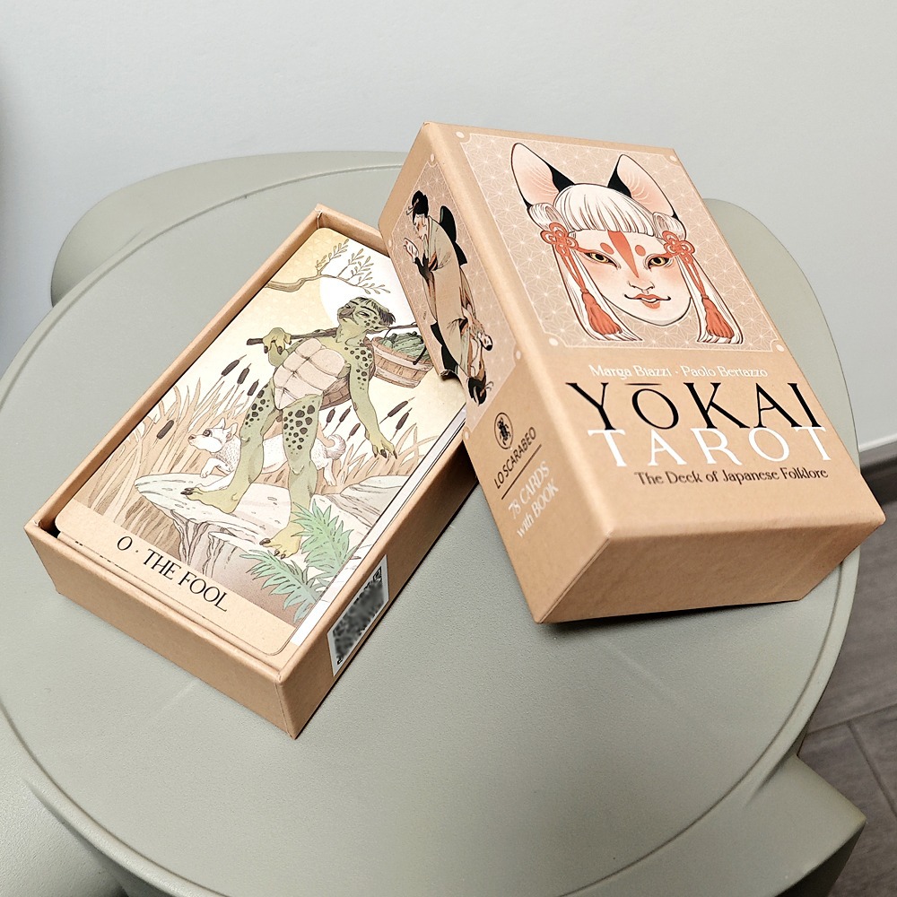 Tarot Deck With Guidebook - Cartas de Tarô Yokai 78 Peças: