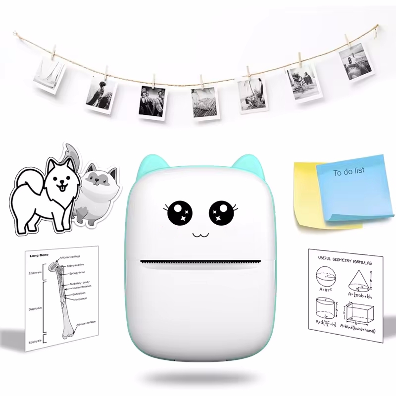 Mini impressora térmica portát - Mini Pocket Thermal Printer Paper Roll avaliação e preço