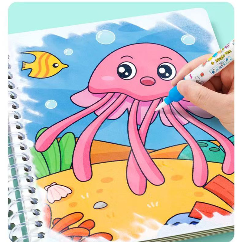 Livro de desenho de água mágic - Reusable Water Magic Coloring Book avaliação e preço
