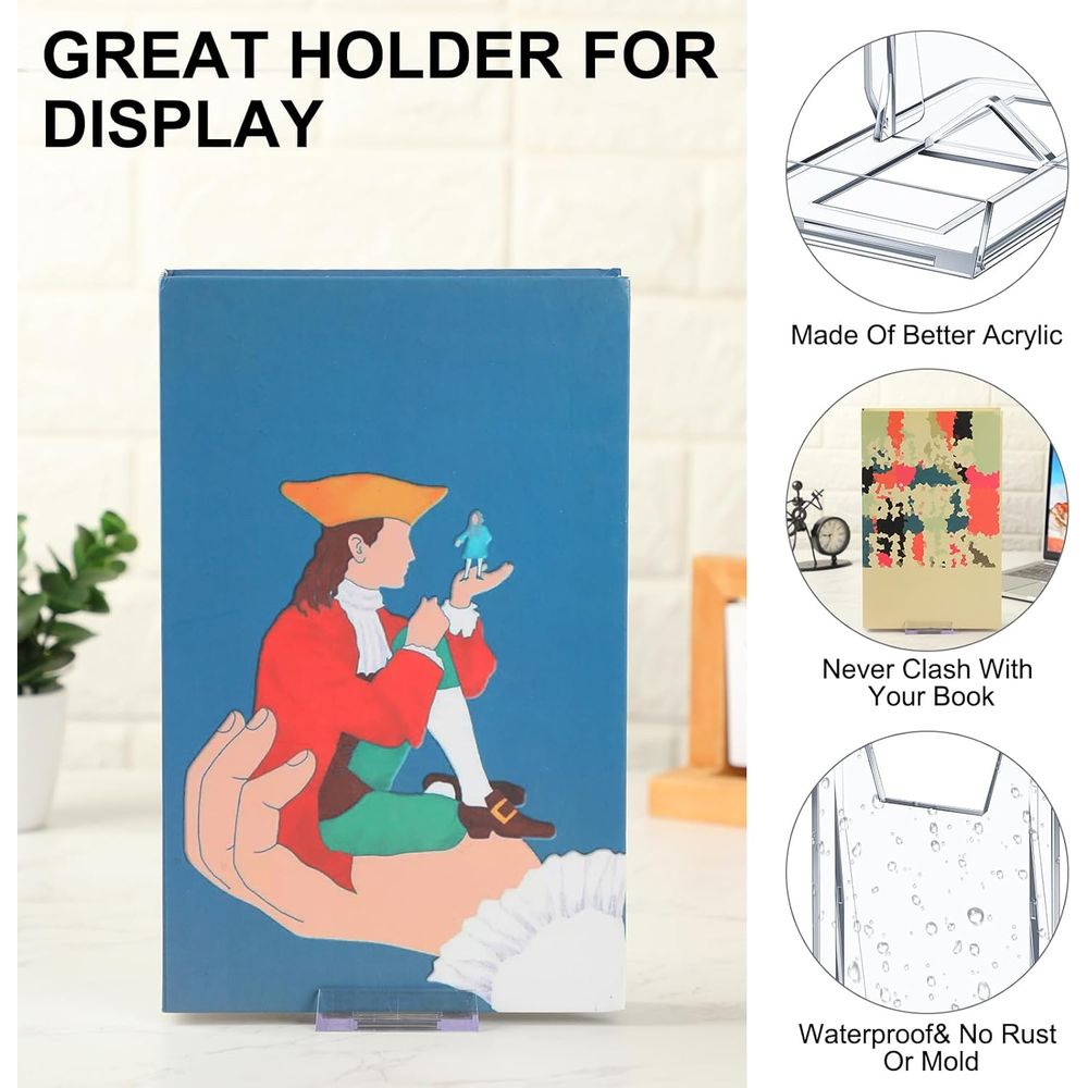 Suporte Ajustável de Acrílico  - Clear Acrylic Book Stand Holder avaliação e preço