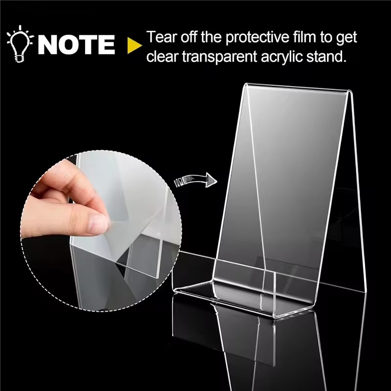 4 pçs acrílico livro suporte p - Clear Acrylic Book Stand Holder avaliação e preço