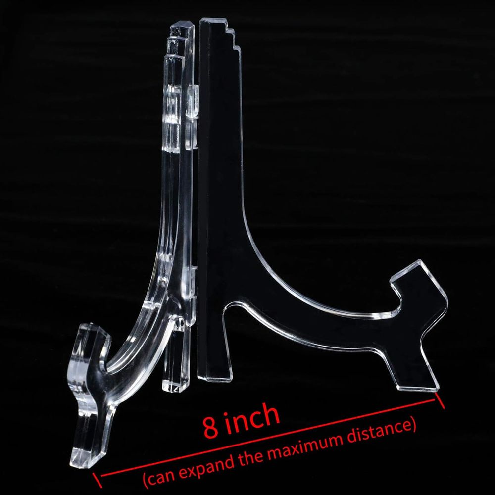 Pacote com 6 Suportes de Acríl - Clear Acrylic Book Stand Holder avaliação e preço