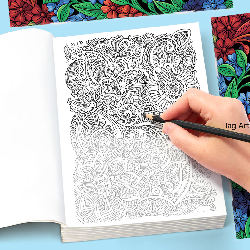 Livro de Colorir para Adultos: - Adult Coloring Book Stress Relief avaliação e preço