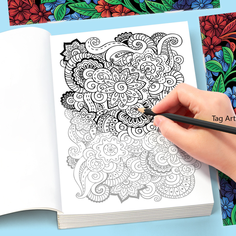 Livro de Colorir para Adultos: - Adult Coloring Book Stress Relief avaliação e preço