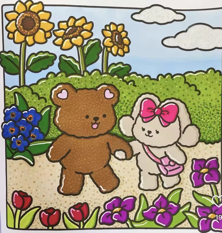 FUZZY IN LOVE Livro para color - Adult Coloring Book Stress Relief avaliação e preço