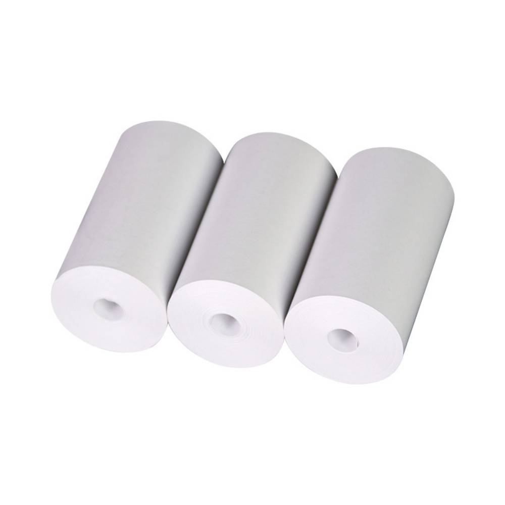57x25mm papel térmico adesivo  - Mini Pocket Thermal Printer Paper Roll avaliação e preço
