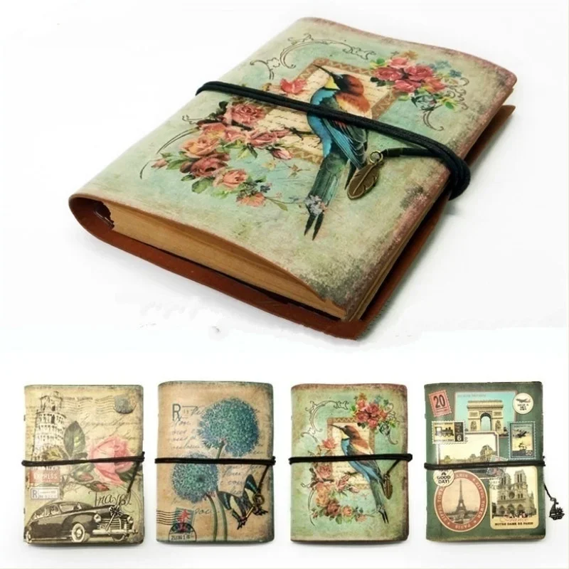 Mini caderno vintage feito à m - Vintage Leather Journal Notebook avaliação e preço