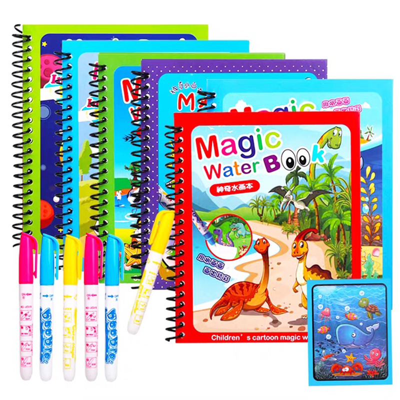Reutilizável Magic Water Color - Reusable Water Magic Coloring Book avaliação e preço