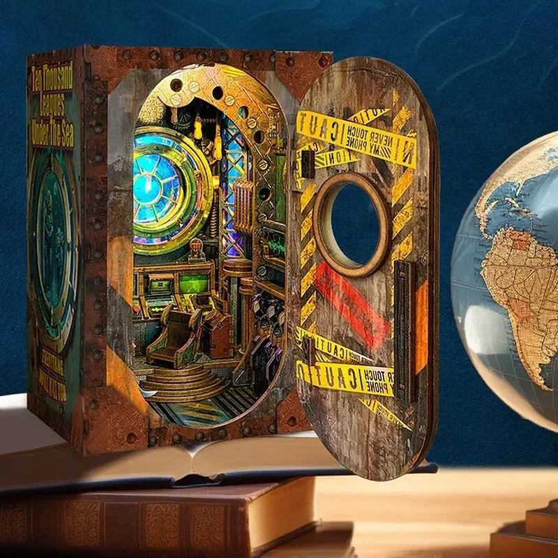 Estante de Livros 'Dezenove Mi - Diy Wooden Book Nook Kit Shelf Insert avaliação e preço