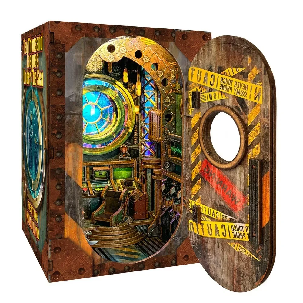 Estante de Livros 'Dezenove Mi - Diy Wooden Book Nook Kit Shelf Insert avaliação e preço