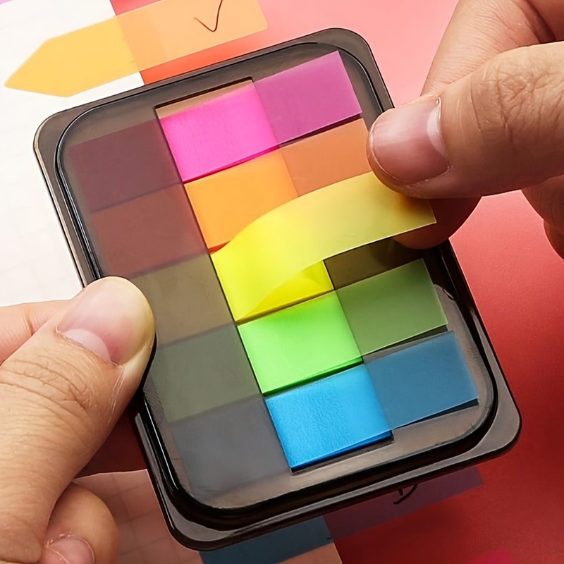 100 Etiquetas Adesivas Fluores - Stationery Books avaliação e preço