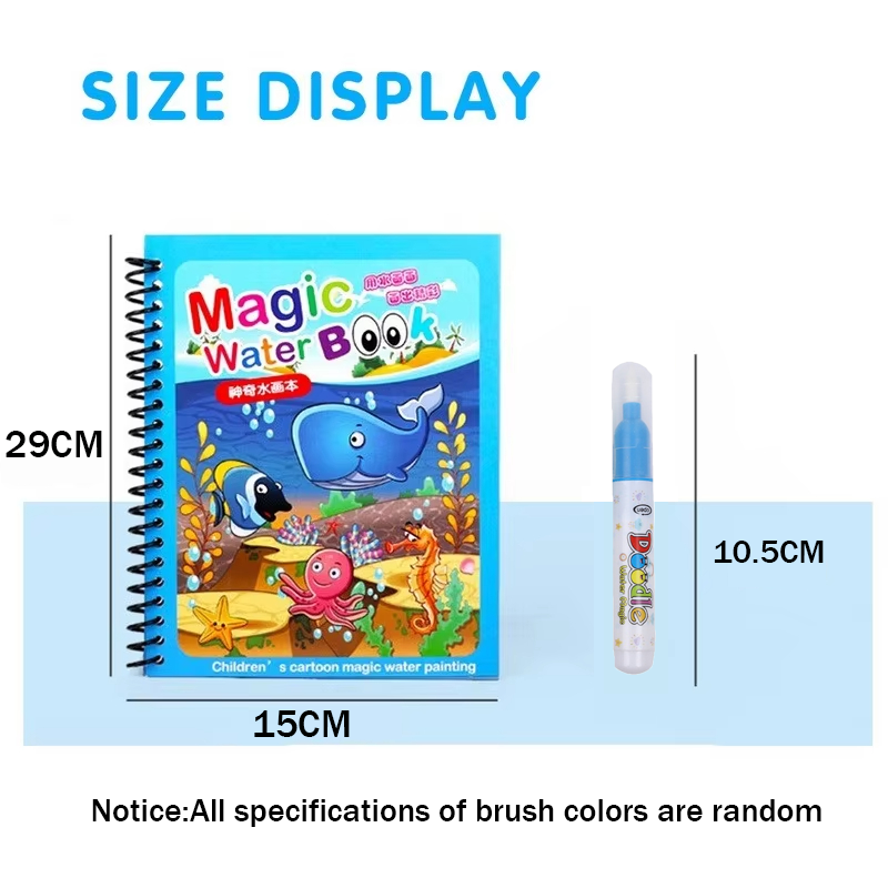 Livro de Pintura de Animais pa - Reusable Water Magic Coloring Book avaliação e preço
