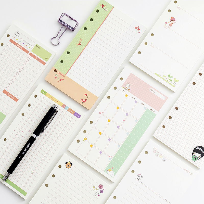 Kawayi a5 a6 folha solta cader - A5 Spiral Dotted Grid Notebook avaliação e preço