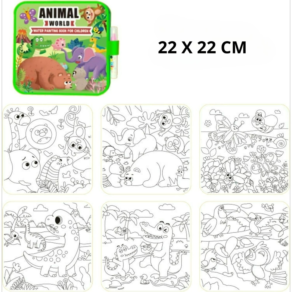 Conjunto de livro mágico para  - Reusable Water Magic Coloring Book avaliação e preço