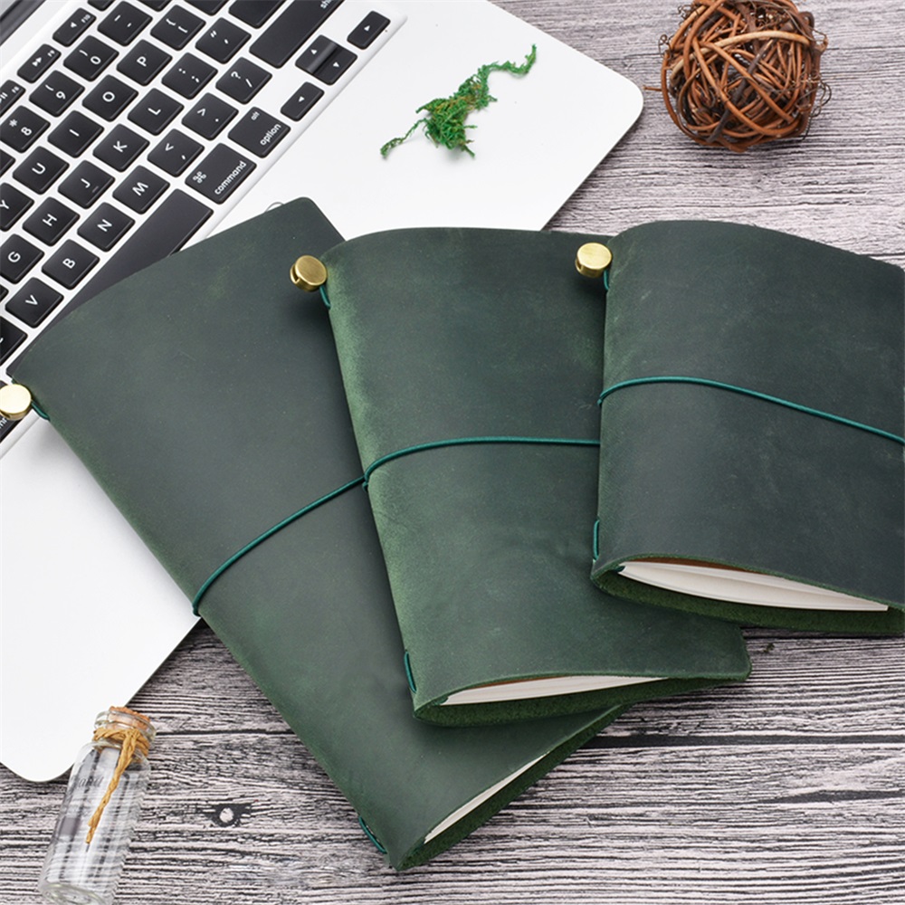 Caderno de viagem de couro gen - Vintage Leather Journal Notebook avaliação e preço