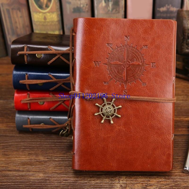 Diário viagem couro P82A com 1 - Vintage Leather Journal Notebook avaliação e preço