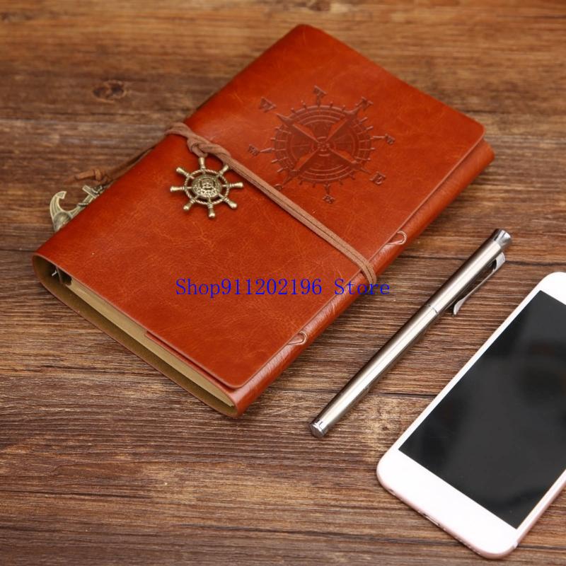 Diário viagem couro P82A com 1 - Vintage Leather Journal Notebook avaliação e preço