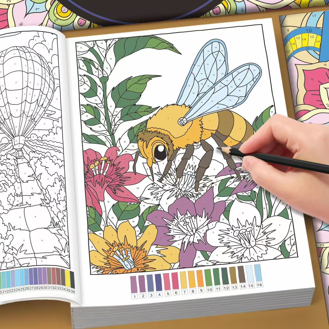 Livro de Colorir por Número pa - Adult Coloring Book Stress Relief avaliação e preço