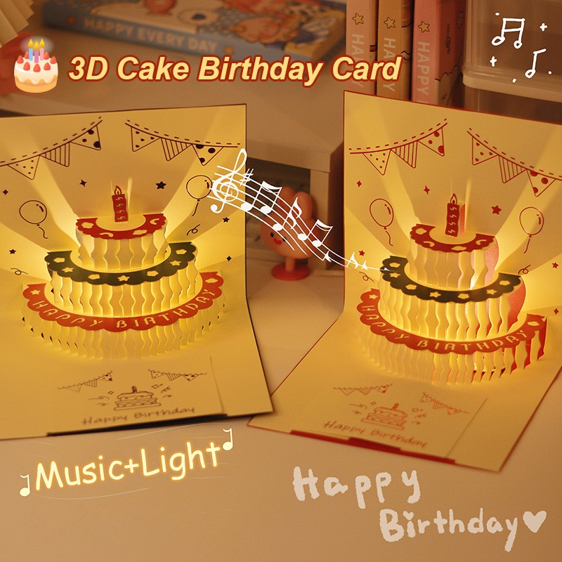 Cartão de aniversário com luz  - Blank Sheet Music Notebook avaliação e preço