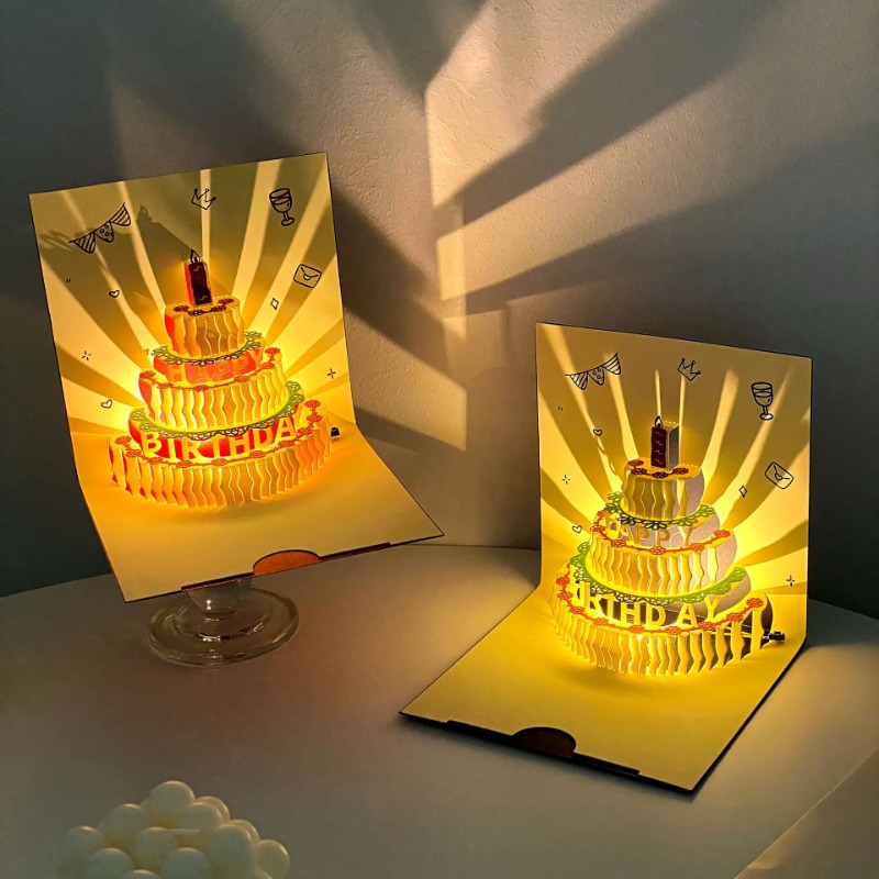 Cartão de aniversário com luz  - Blank Sheet Music Notebook avaliação e preço