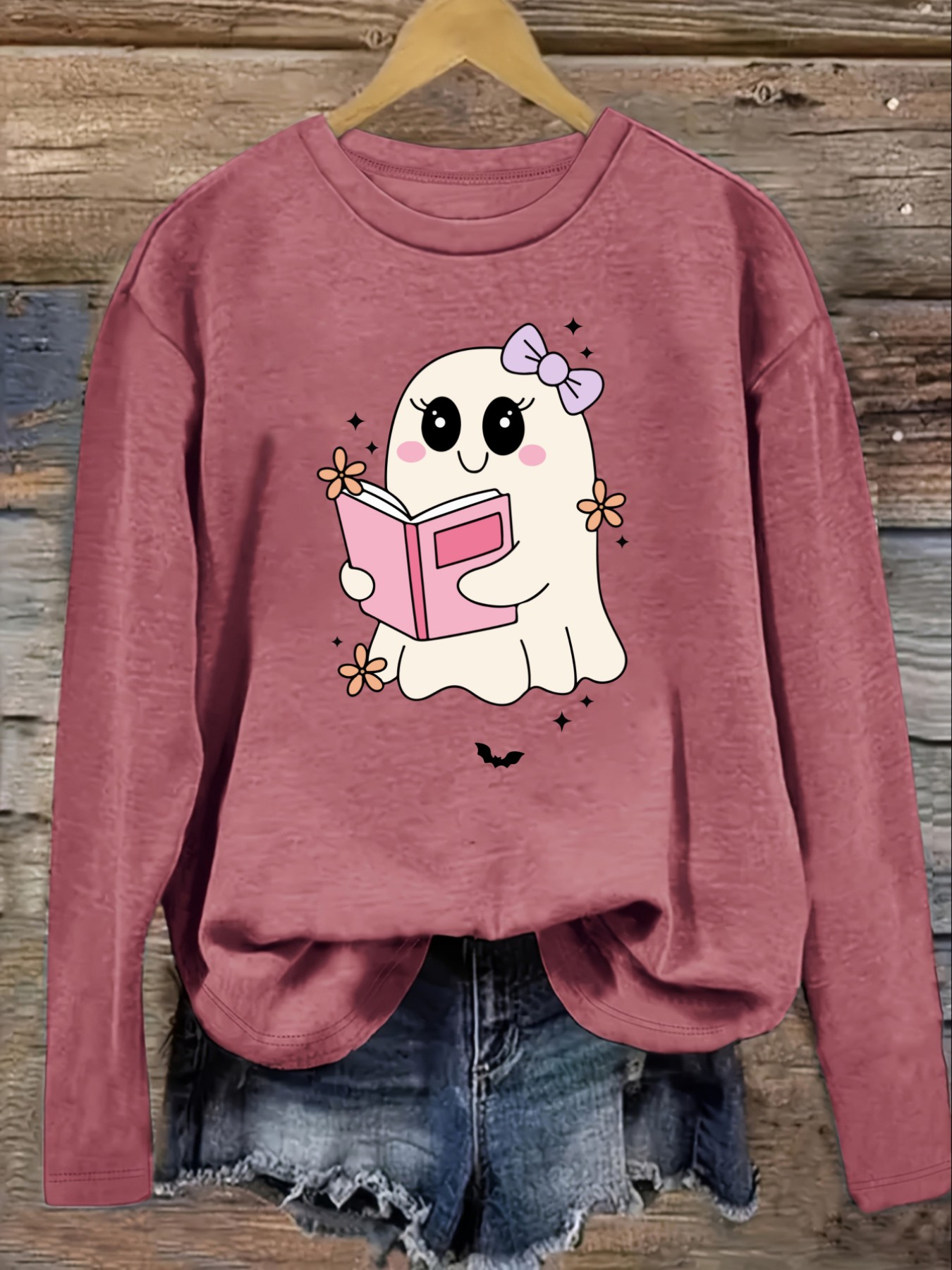 Camiseta Feminina Casual de Ma - Books avaliação e preço