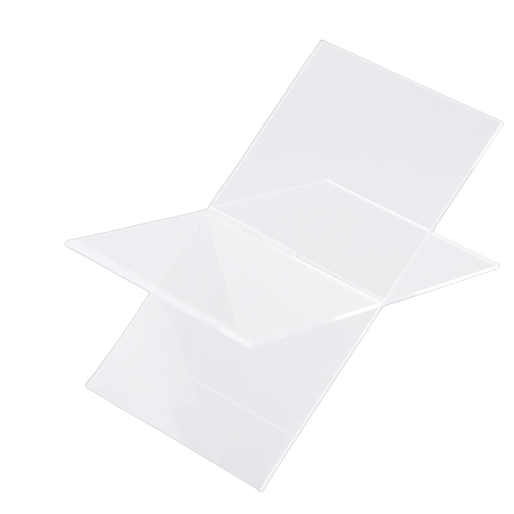 1 conjunto de suporte para liv - Clear Acrylic Book Stand Holder avaliação e preço
