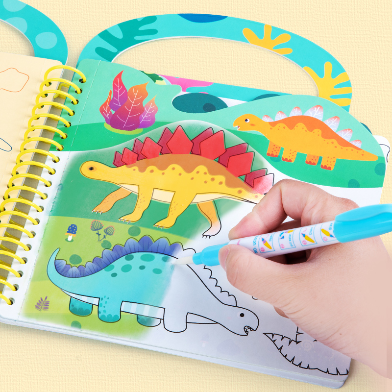 Livro mágico de desenho de águ - Reusable Water Magic Coloring Book avaliação e preço