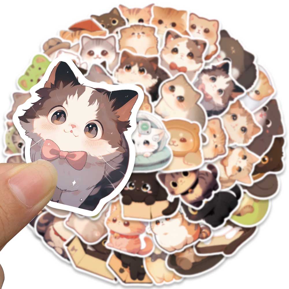 50 Adesivos de Gato com Olhos  - Magazines avaliação e preço