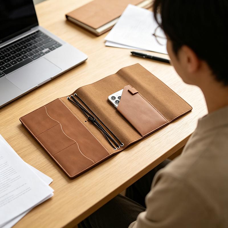 Caderno Organizador Compacto V - Vintage Leather Journal Notebook avaliação e preço