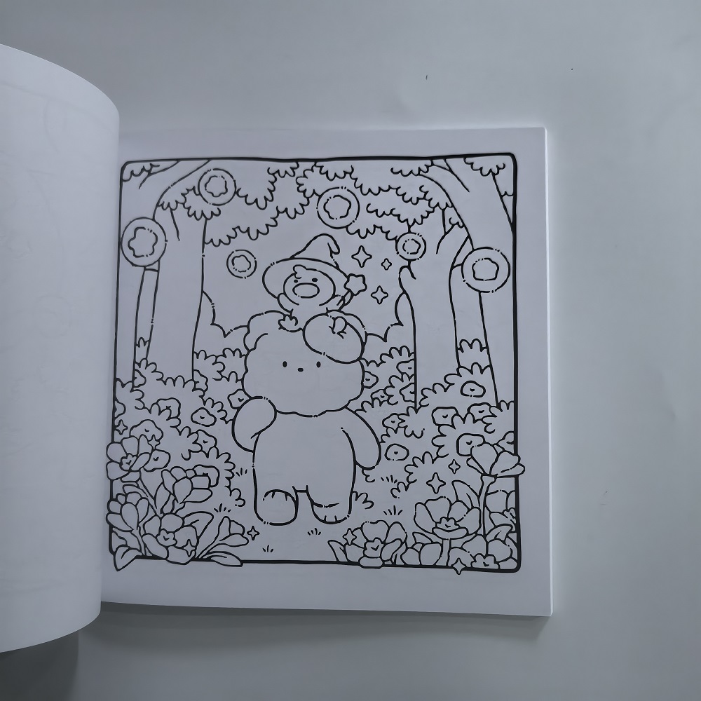 Livro de colorir fofo e aconch - Adult Coloring Book Stress Relief avaliação e preço