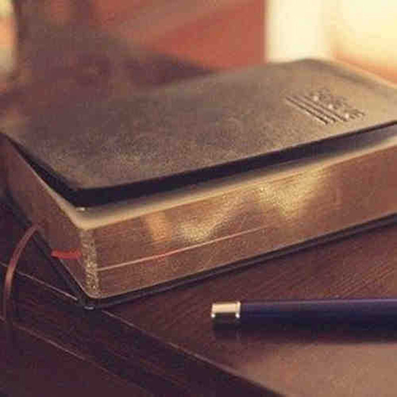 Caderno da bíblia de couro gro - Vintage Leather Journal Notebook avaliação e preço