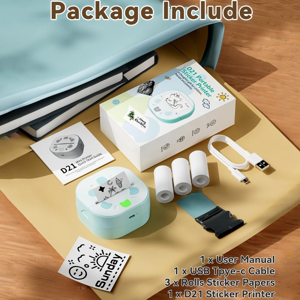 Mini impressora de adesivos co - Mini Pocket Thermal Printer Paper Roll avaliação e preço