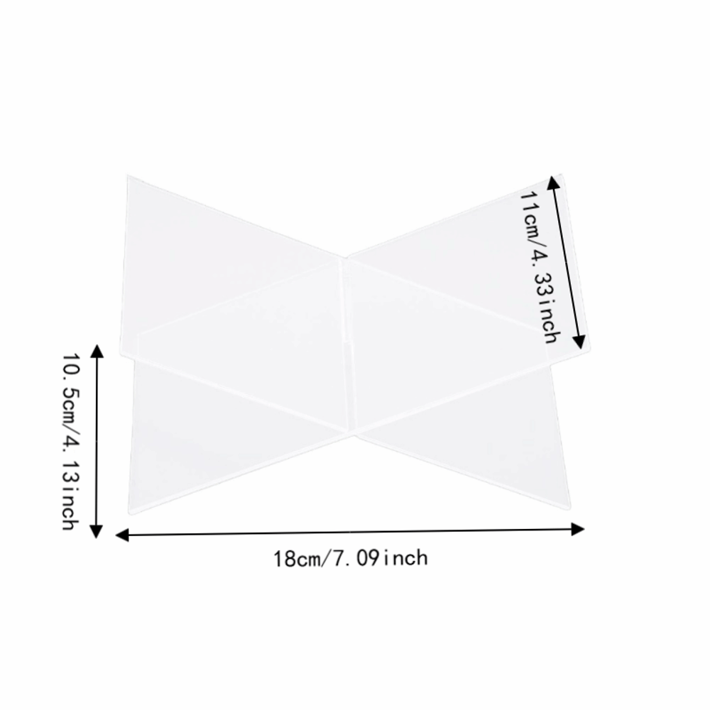 1 conjunto de suporte para liv - Clear Acrylic Book Stand Holder avaliação e preço