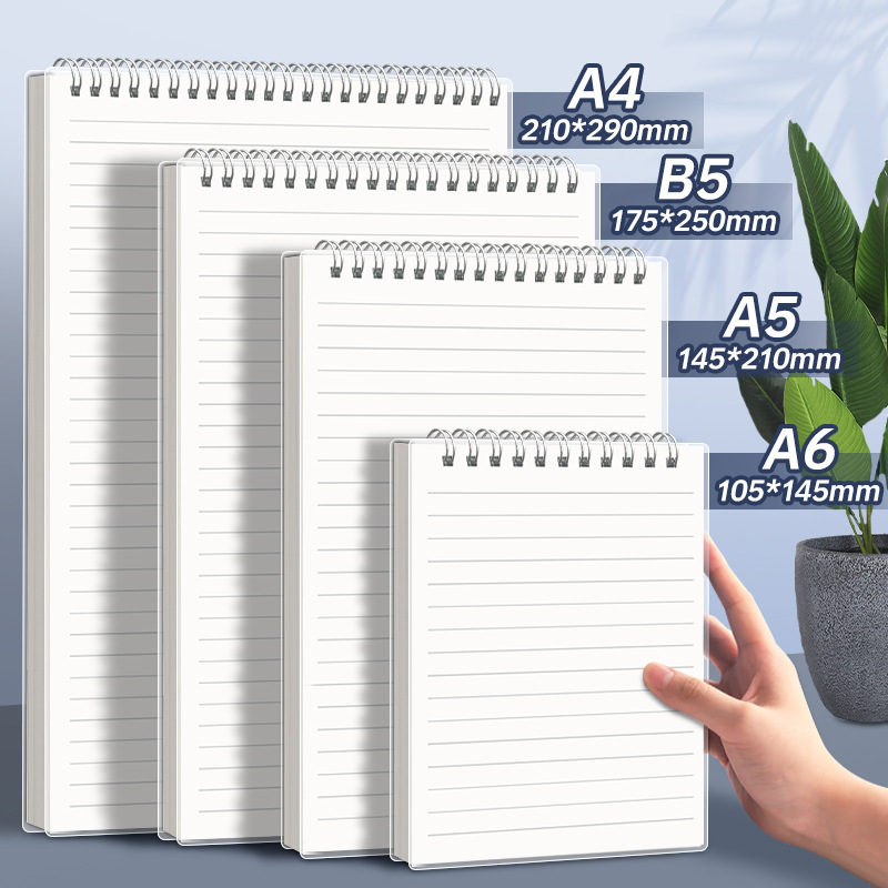A4 a5 b5 espiral livro bobina  - A5 Spiral Dotted Grid Notebook avaliação e preço