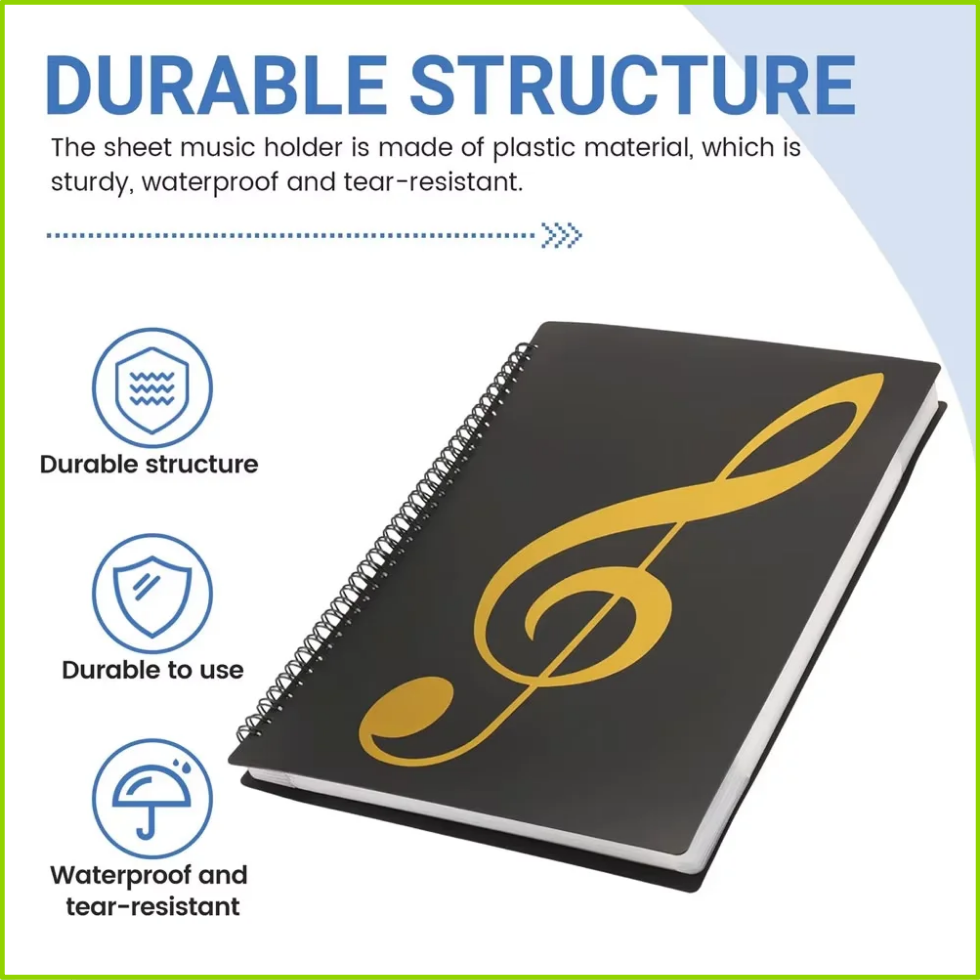 Pasta Flexível para Partituras - Blank Sheet Music Notebook avaliação e preço