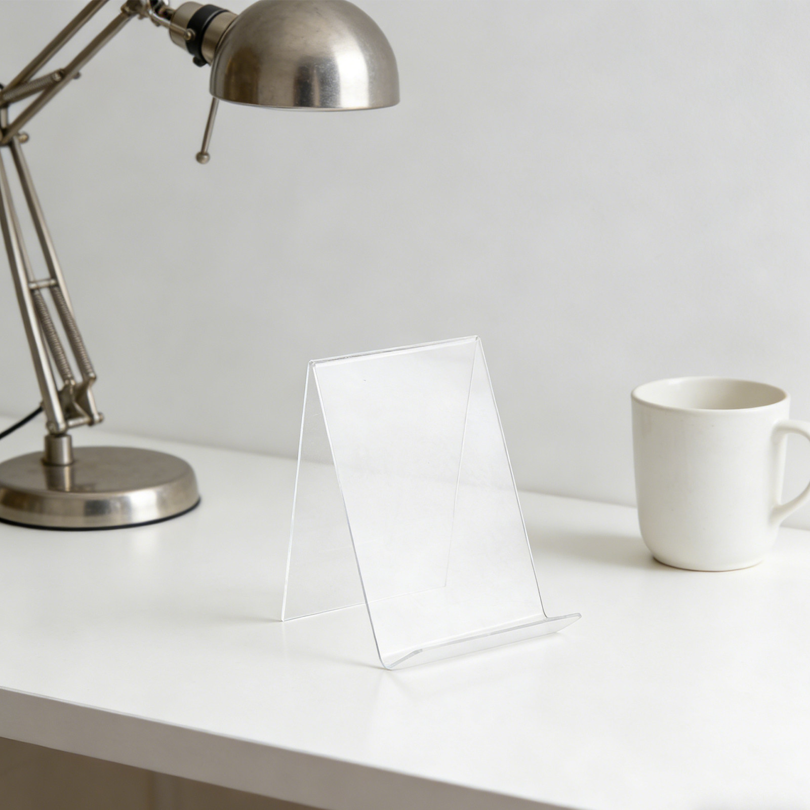 3 Peças de Suporte de Livros e - Clear Acrylic Book Stand Holder avaliação e preço